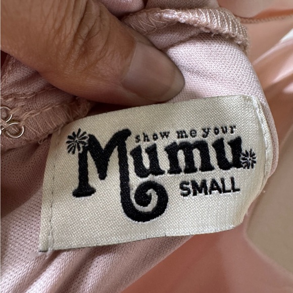 Show Me Your Mumu Jen Maxi Elegant Bridesmaid/Wedding Dusty Rose Dress Small - Picture 8 of 11